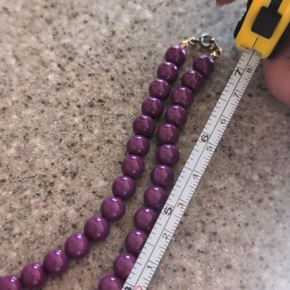 Vintage wooden beads Short necklace